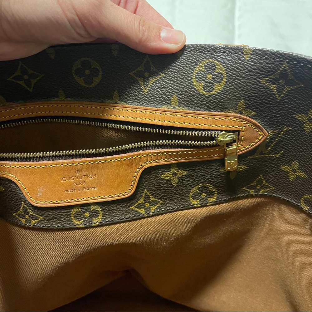 LOUIS VUITTON Monogram Sac Shopping Tote Bag - Picture 11 of 13